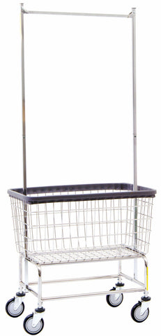 Freight Saver 200F56 Large Capacity Laundry Cart with Double Pole