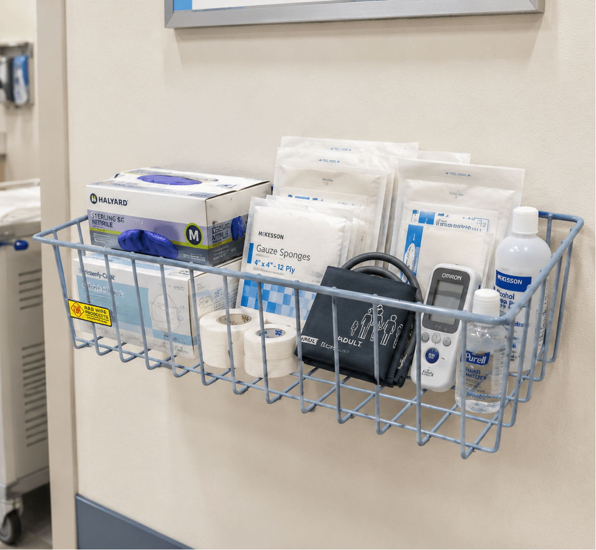 15" Wall Mount Storage Basket