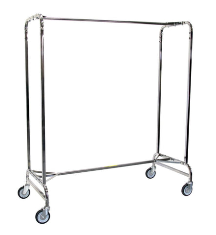 R&B Wire Products USA ガーメントラック Z Rack Heavy Duty Rolling Clothes Rack, 300 Lb Capacity