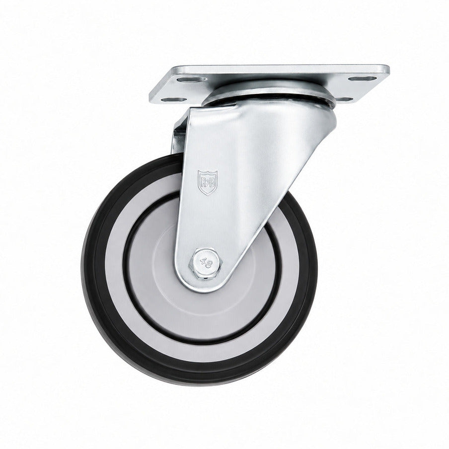 4" Caster for vinyl trucks and poly trucks by R&B Wire Products