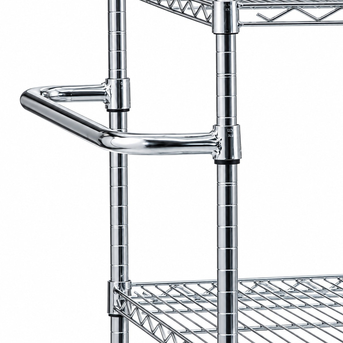 Accessory Handle for Rolling Shelving Units 18W x 48L