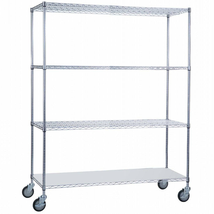 Linen Cart 18 x 60 x 68 With Solid Bottom - SHORT
