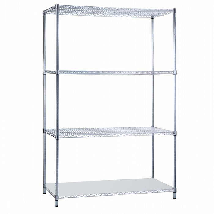 Shelving Unit 18 x 36 x 72, with Solid Bottom Shelf