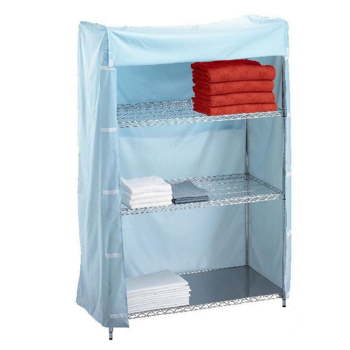 Short Wire Shelving Unit Nylon Cover 24x48x62