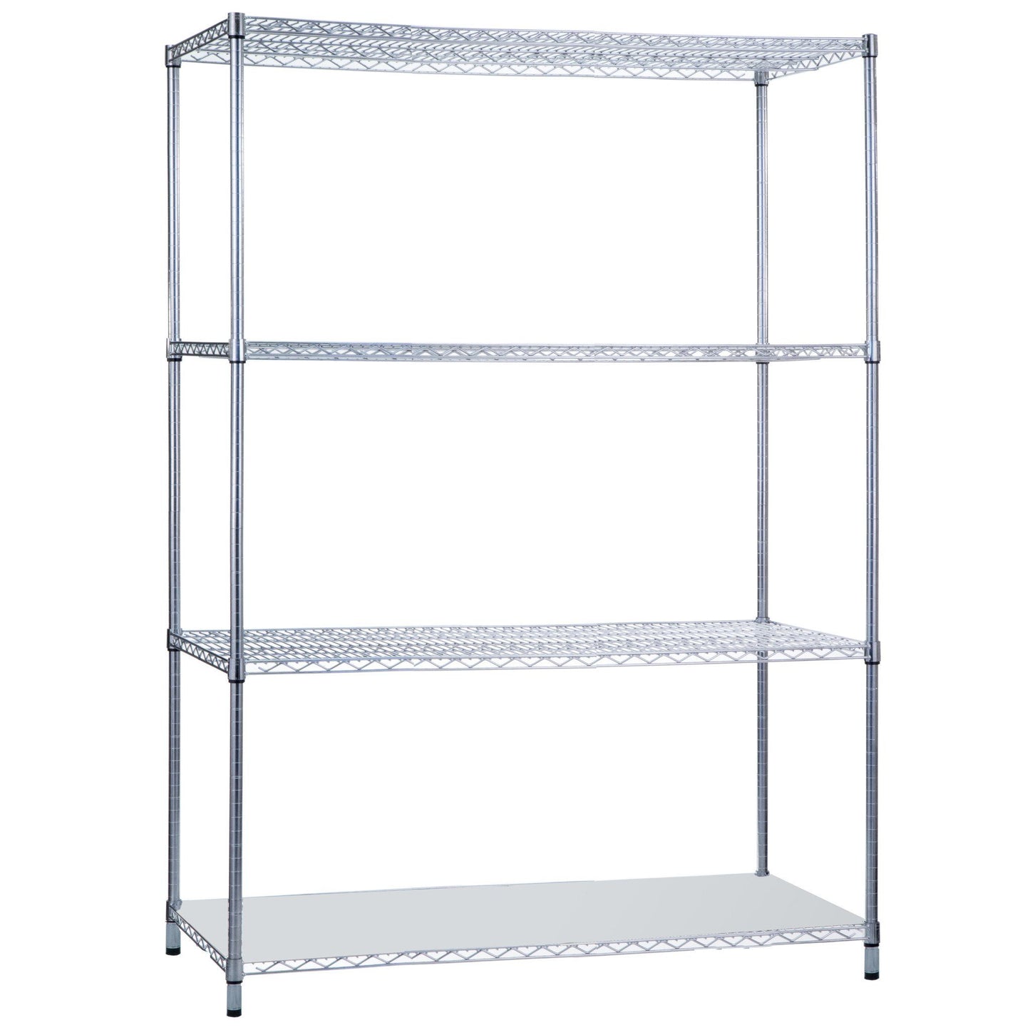 Shelving Unit 48 x 18 x 62 with Solid Bottom Shelf