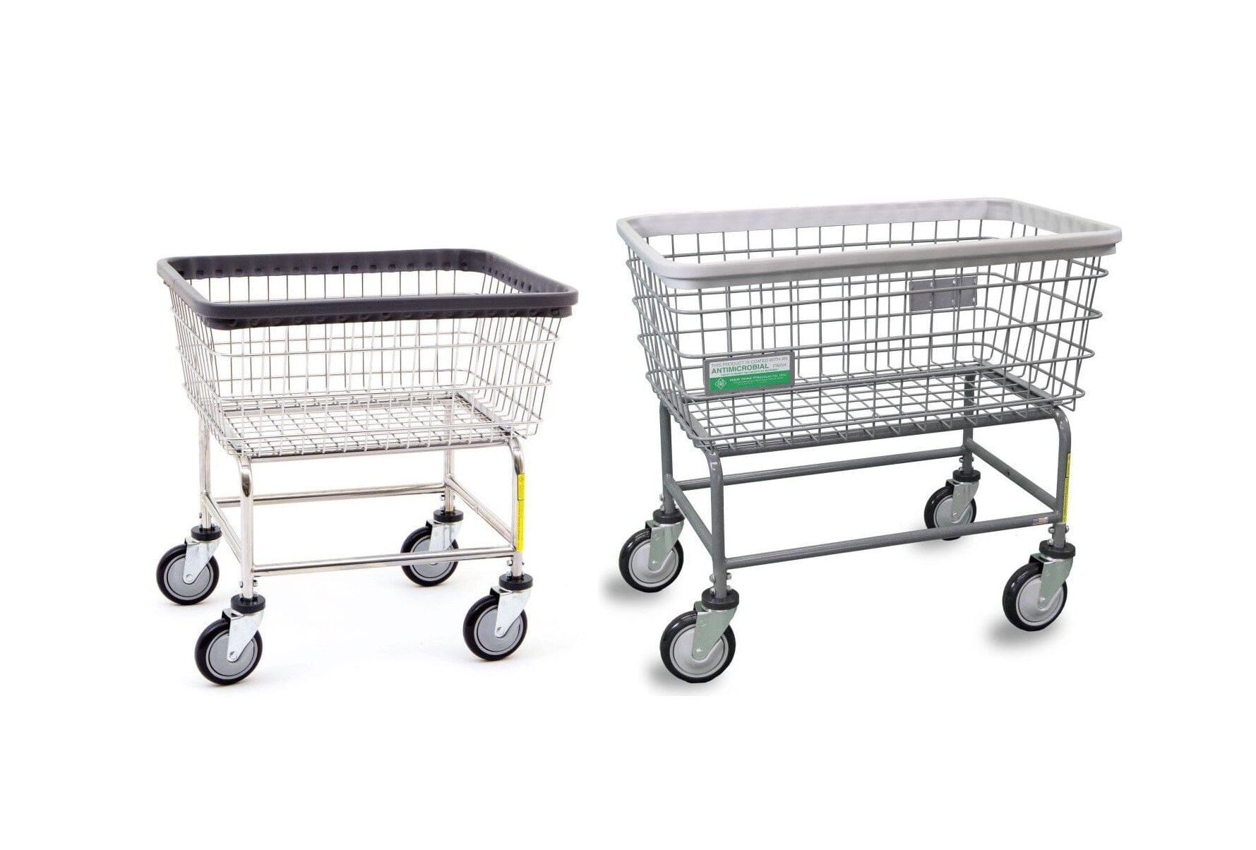 R&B Wire Products　ランドリーカート　アメリカ製 R&B wireproducts】ランドリーカート ダブルポール 米国製