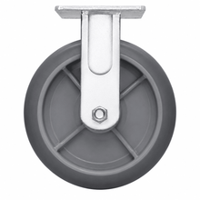 8" Rigid Plate Caster for Bulk Transport & Turnabout Trucks