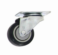 Replacement 3" Swivel Plate Caster for Vinyl and Poly Trucks