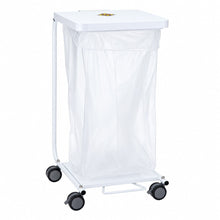 Quiet Closure Metal Lid Hamper Stand
