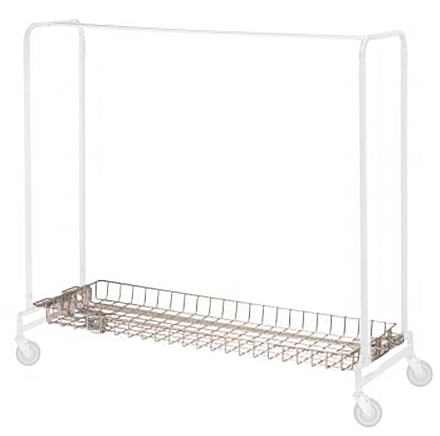 Basket Shelf For 72" Single or Double Garment Racks
