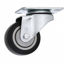 Replacement 3" Swivel Plate Caster for Vinyl and Poly Trucks