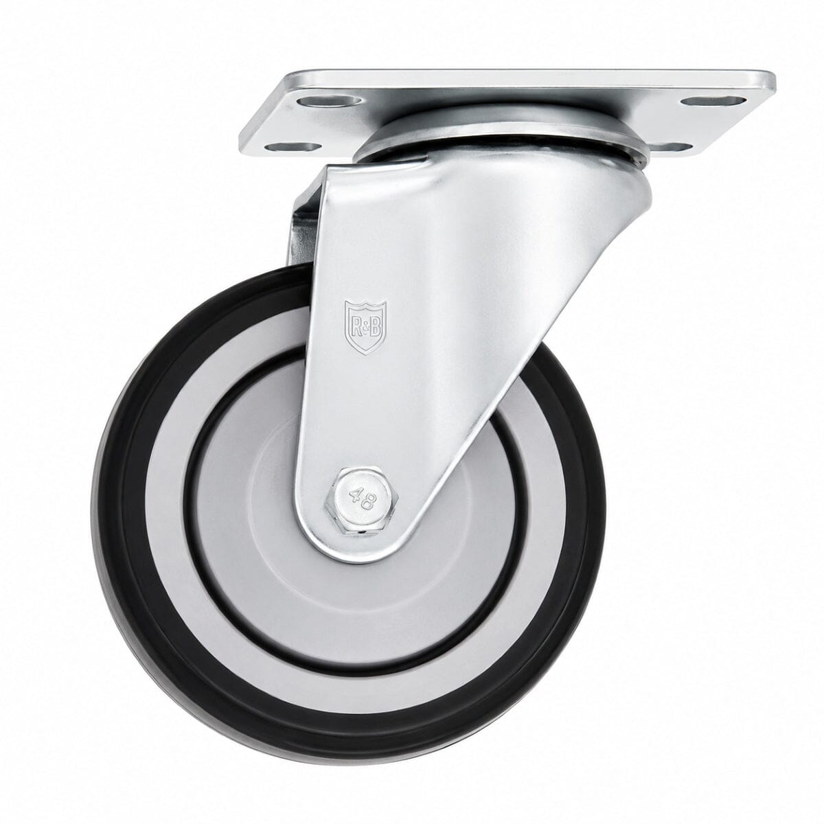 4" Caster for vinyl trucks and poly trucks by R&B Wire Products
