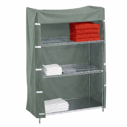 Tall Wire Shelving Unit Nylon Cover 48x24x72