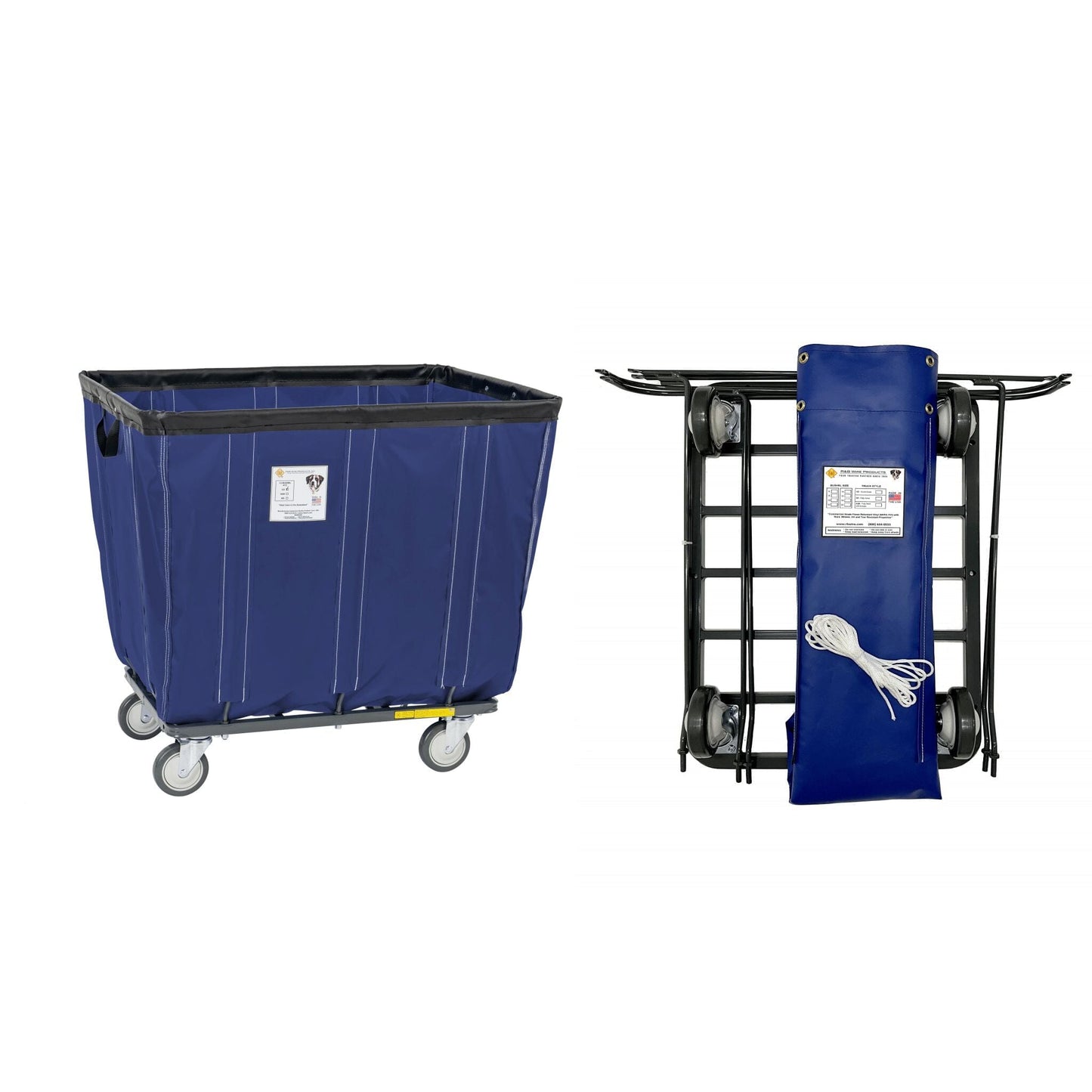 UPS/FEDEX-ABLE Antimicrobial Basket Truck - 6 Bushel