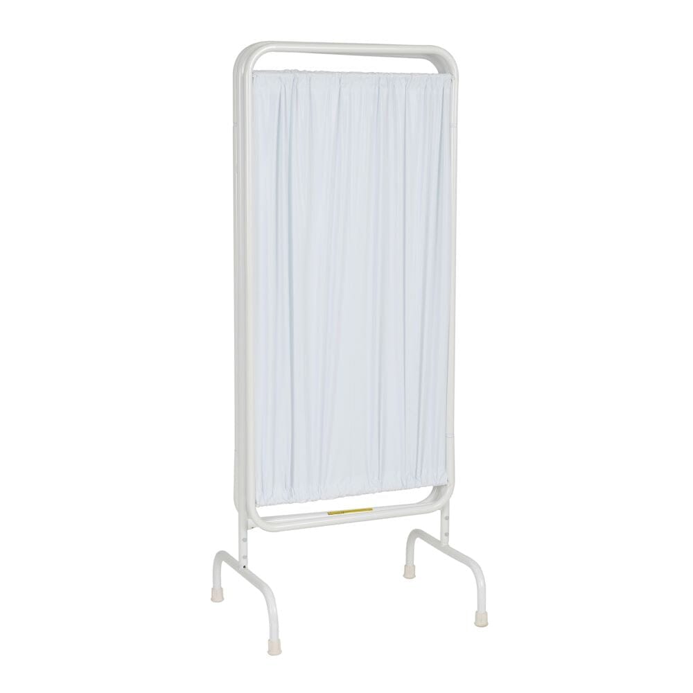 Stationary Antimicrobial Three Panel Privacy Screen