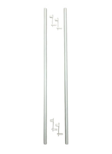 Replacement Set of Single Panel Curtain Rods and End Clips