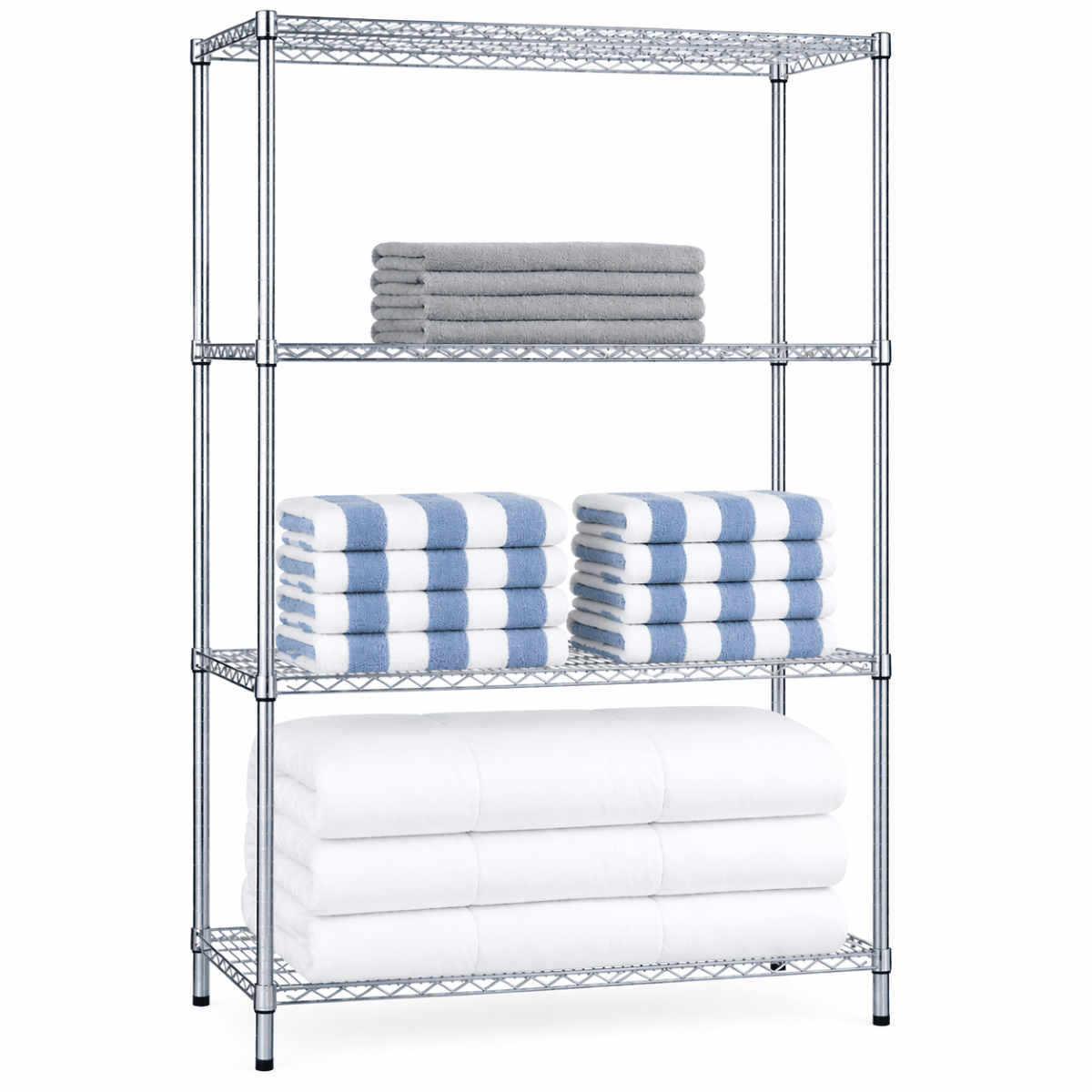 Shelving Unit 24 x 36 x 72 Wire Shelves (w/o Casters)