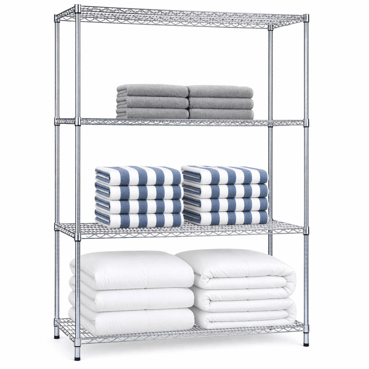 Shelving Unit 24 x 48 x 72 Wire Shelves (w/o Casters)