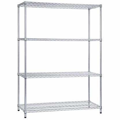 Shelving Unit 24 x 48 x 72 Wire Shelves (w/o Casters)