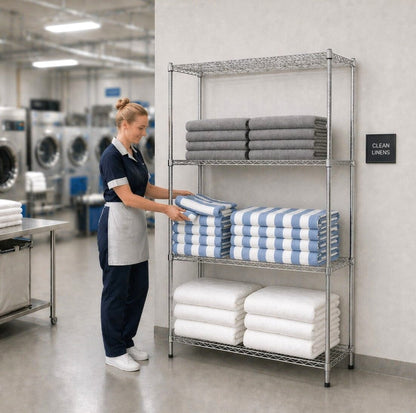 Shelving Unit 24 x 48 x 72 Wire Shelves (w/o Casters)