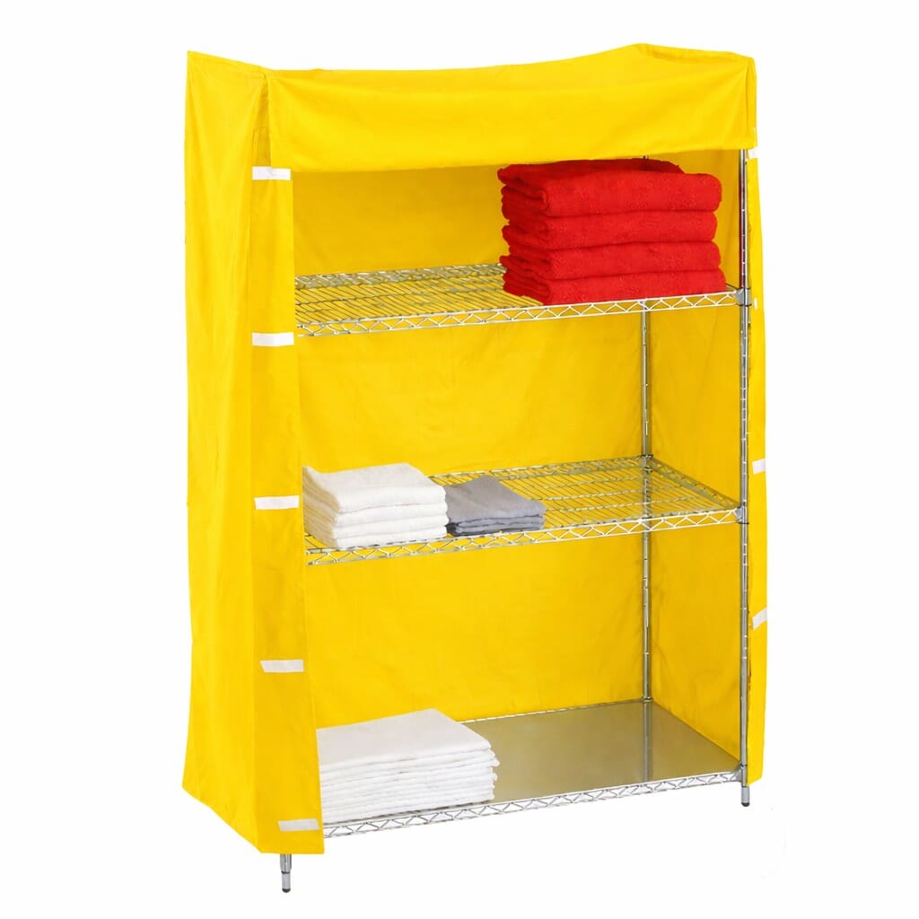 Short Wire Shelving Unit Nylon Cover 60x18x62