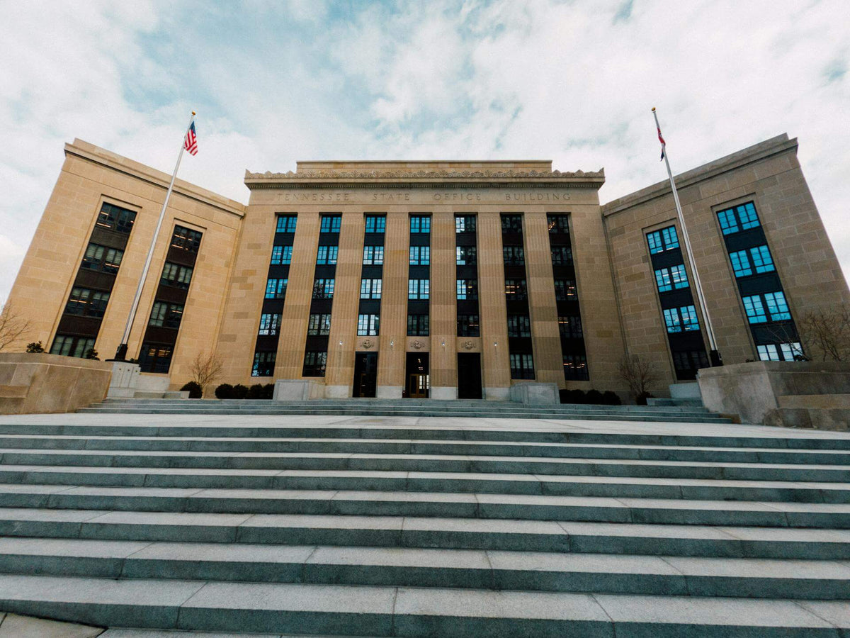 Government office building facade