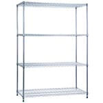 ALL STATIONARY WIRE SHELVING