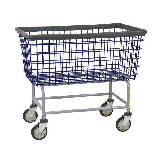 Mega capacity wire laundry cart.