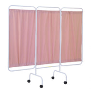 Mobile Antimicrobial Three Panel Privacy Screen, USA Made