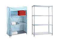 ALL STATIONARY WIRE SHELVING