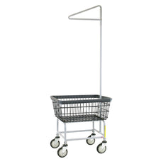 Dura-Seven™ Laundry Cart w/ Single Pole Rack
