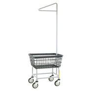 Dura-Seven™ Laundry Cart w/ Single Pole Rack