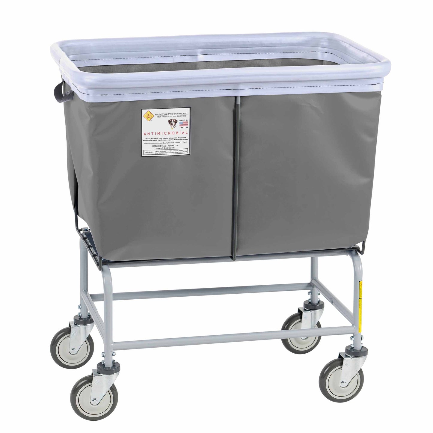 Antimicrobial Elevated Vinyl Bumper Truck - 6 Bushel