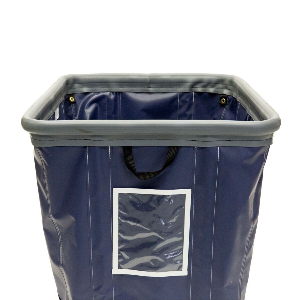 Clear, Sewn-on Pocket for Vinyl Basket Trucks