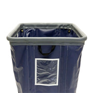 Clear, Sewn-on Pocket for Vinyl Basket Trucks