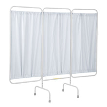 Three Panel Stationary Medical Privacy Screen, USA Made
