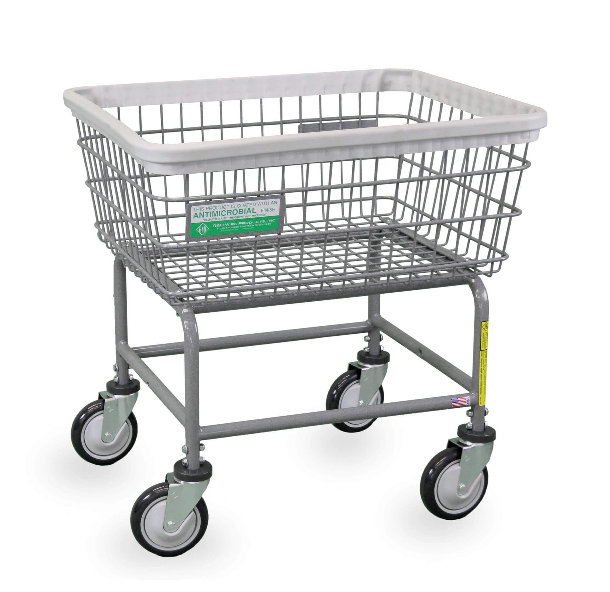 antimicrobial laundry cart