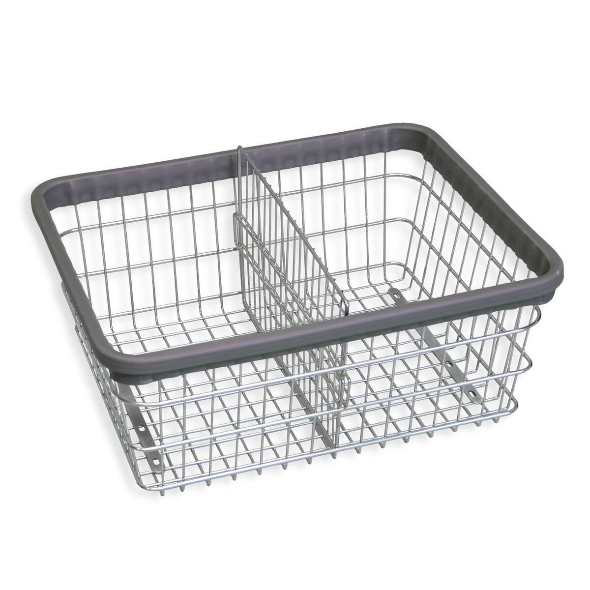Adjustable and Removable Divider for E Basket Wire Laundry Cart R&B Wire.