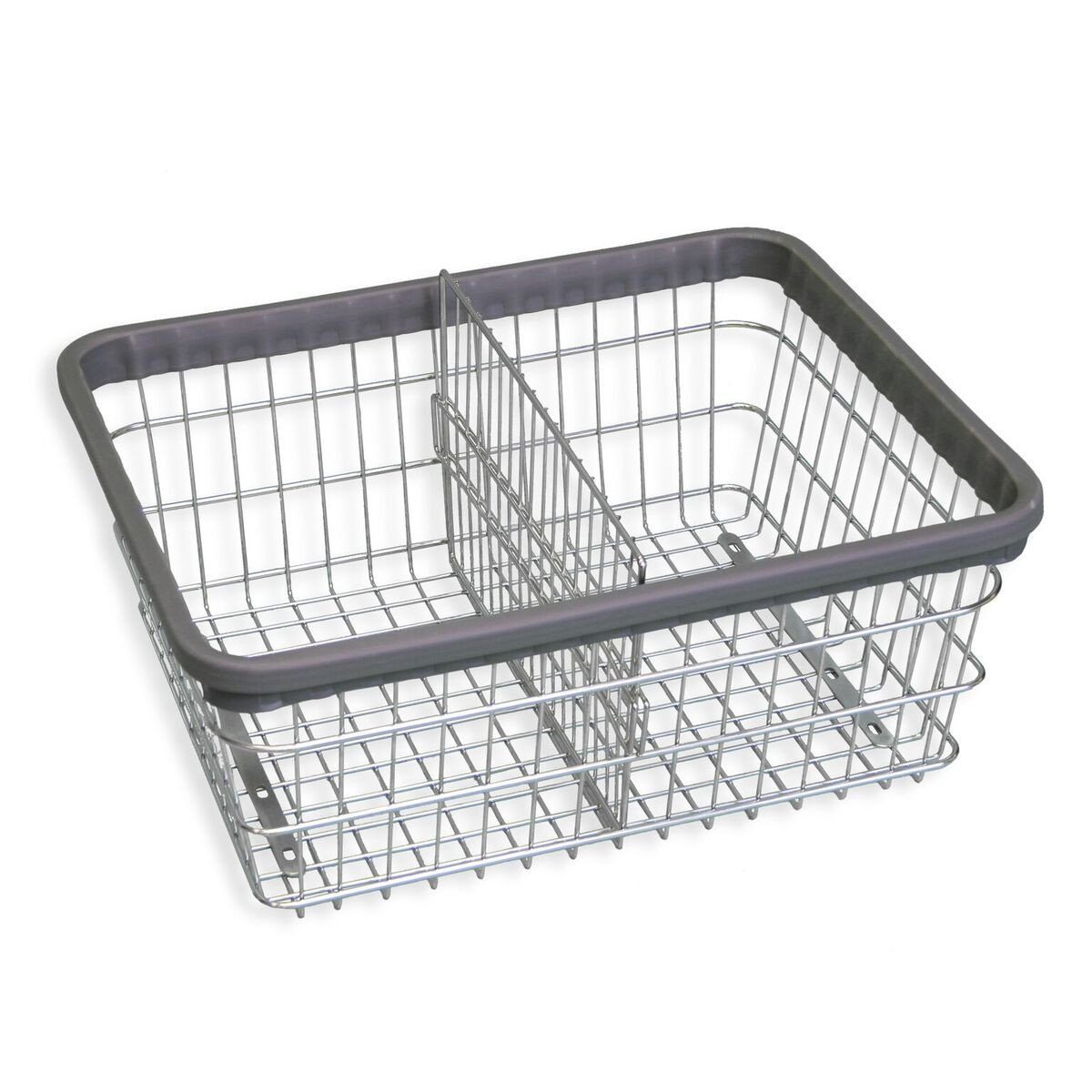 Adjustable and Removable Divider for F Basket, Wire Laundry Carts