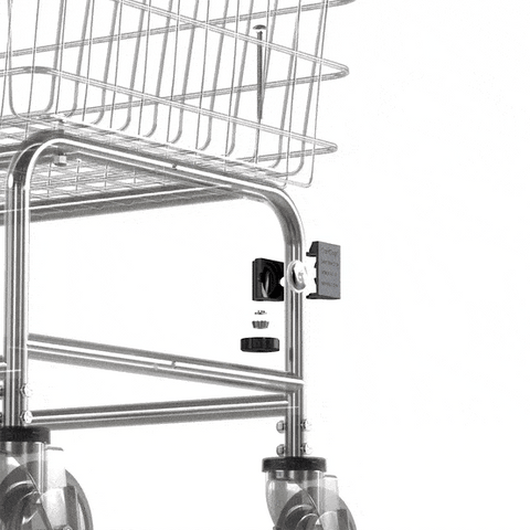 CartCop® Laundry Cart Tracking Mount, 4 Pack