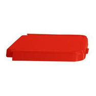 ABS Crack Resistant Replacement Lid, Red