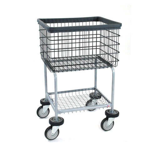 Elevated Wire Laundry Carts