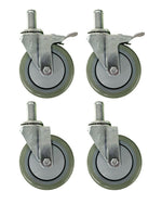 5" Rolling Wire Shelving Cart Caster Set