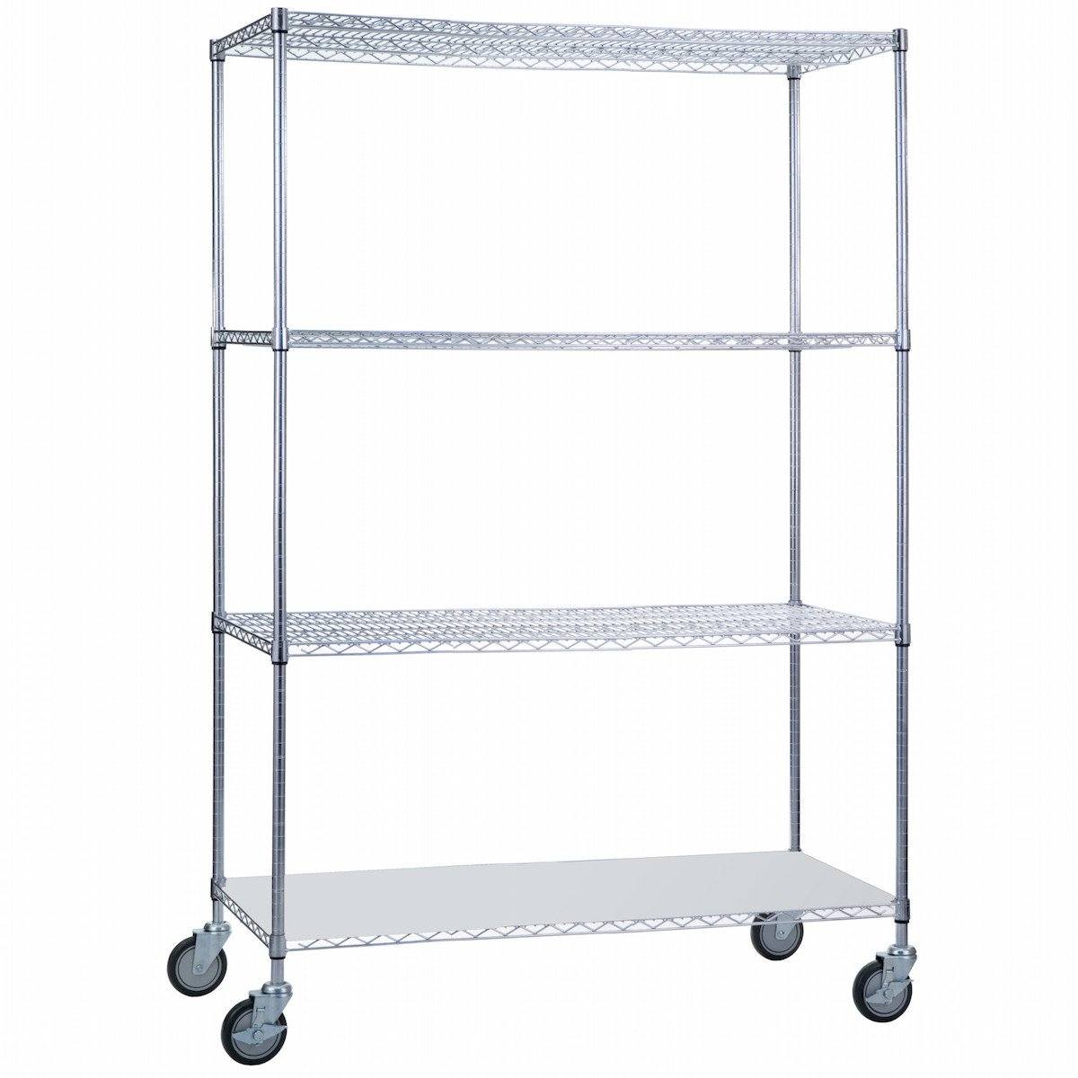 Linen Cart 18 x 48 x 72 With Solid Bottom