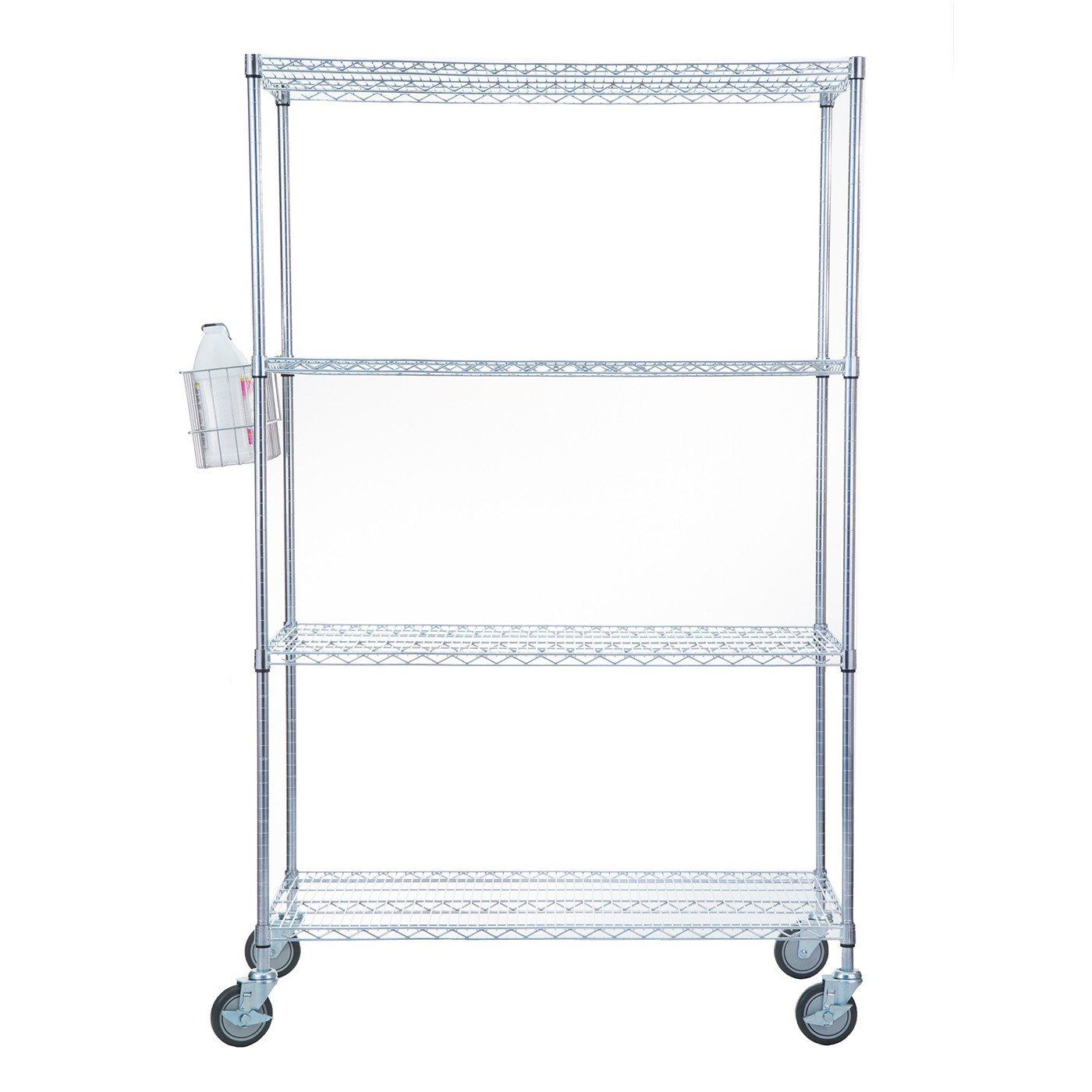 Accessory Basket for Linen Carts & Shelving Units Linen Cart Covers R&B Wire.