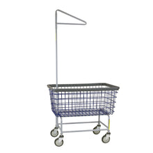 Mega Capacity Laundry Cart Single Pole Rack