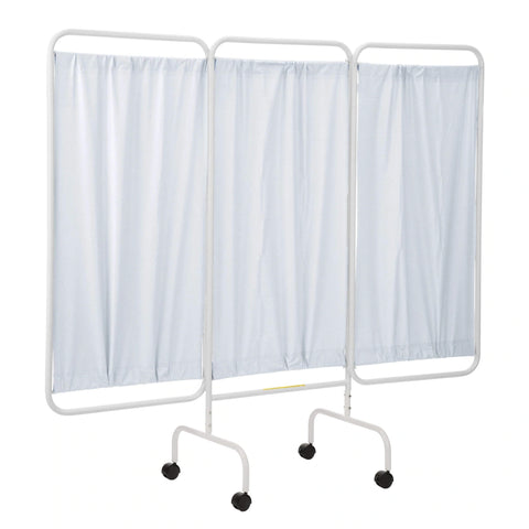 Three Panel Mobile Medical Privacy Screen