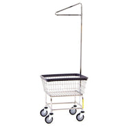 Standard Laundry Cart w/ Single Pole Rack