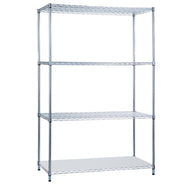 Shelving Unit 24 x 36 x 72, with Solid Bottom Shelf
