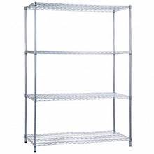 Shelving Unit 48 x 24 x 72, Wire Shelves (w/o Casters)